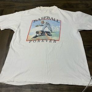 Vintage single stitch 1989 baseball forever shirt